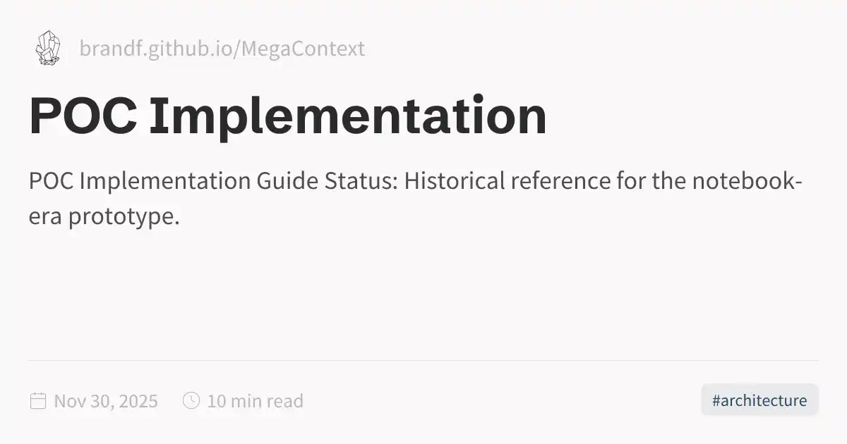 POC Implementation