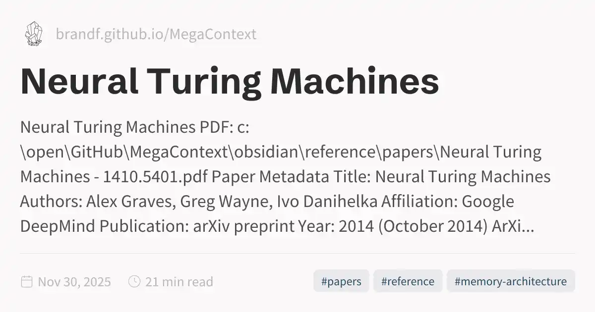 Neural Turing Machines